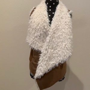Casual furry vest